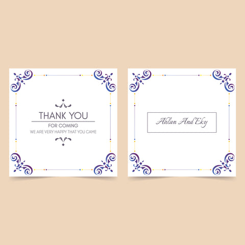 Plantable Classic Border Thank You Cards Plantable Classic Border Thank You Cards