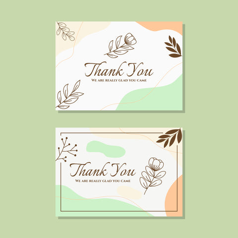 Plantable Floral Frame Thank You Cards Plantable Floral Frame Thank You Cards