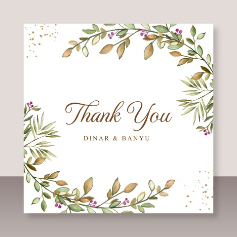 Plantable Florid Fun Thank You Cards Plantable Florid Fun Thank You Cards