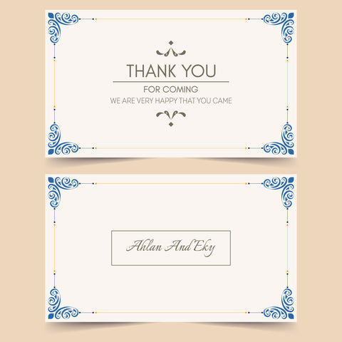 Plantable Intricate Ink Thank You Cards Plantable Intricate Ink Thank You Cards