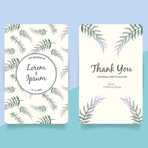 Plantable Lovely Leafy Thank You Cards Plantable Lovely Leafy Thank You Cards