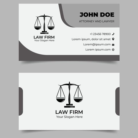 Plantable Monochrome Law Firm Business Cards - 250 Cards Plantable Monochrome Law Firm Business Cards - 250 Cards