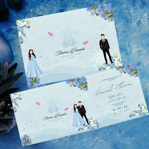 Plantable Perfect Mate Sliding Wedding Invitation Card Plantable Perfect Mate Sliding Wedding Invitation Card