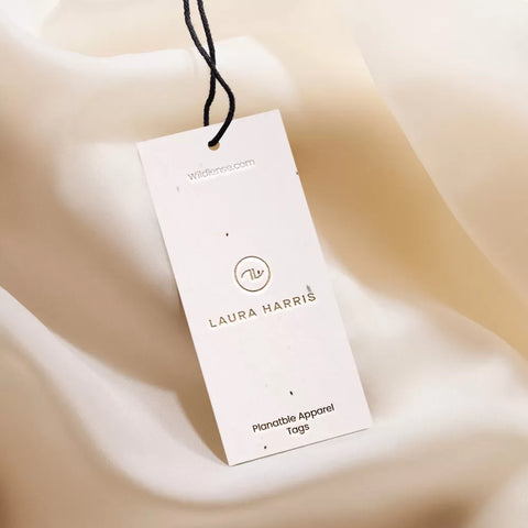 Plantable 'Classic White' Eco-Friendly Seed Paper Tags & Labels Wildlense Plantable 'Classic White' Eco-Friendly Seed Paper Tags & Labels Wildlense