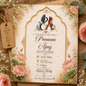 Plantable Lotus Shiv Parvati Hindu Wedding Card