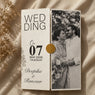 Premium Plantable Seed Paper Door Fold Wedding Invitation Card
