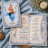 Sacred Plantable Seed Paper Wedding Card Inspired by Lord Shiva & Goddess Parvati