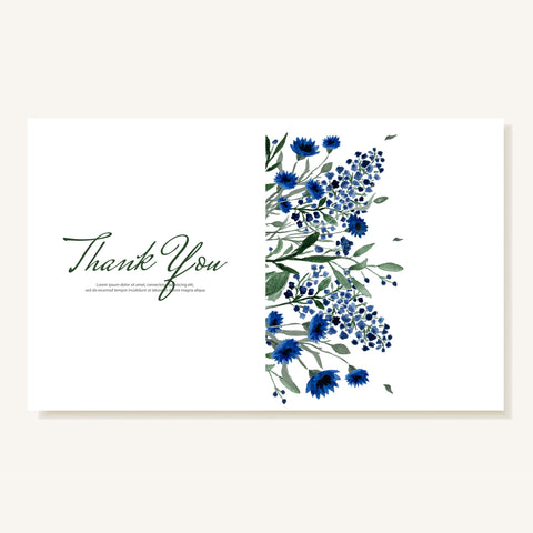 Plantable Summer Flowers Thank You Card Plantable Summer Flowers Thank You Card