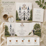 The Church Blessing Christian Doorfold Plantable Wedding Invitation Card