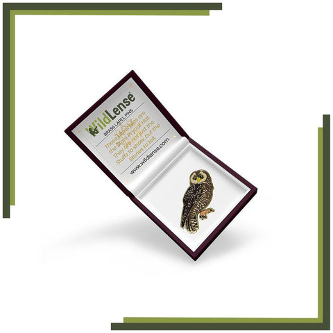 WildLense Owl Lapel Pin Wildlense WildLense Owl Lapel Pin Wildlense