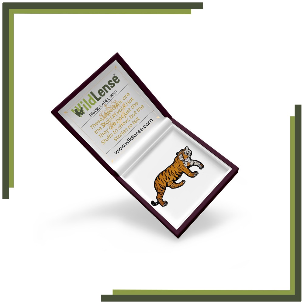 WildLense Tiger Lapel Pin Wildlense WildLense Tiger Lapel Pin Wildlense