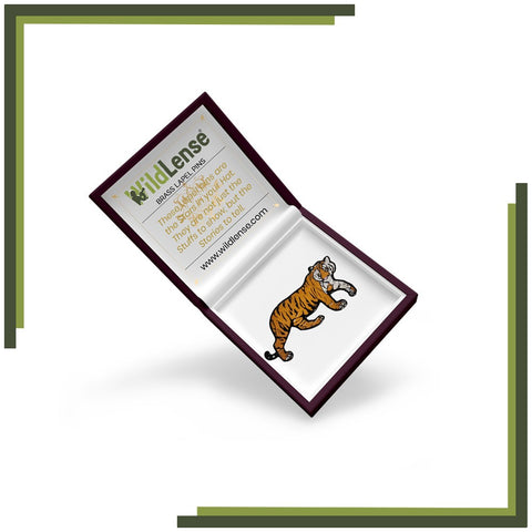 WildLense Tiger Lapel Pin Wildlense WildLense Tiger Lapel Pin Wildlense