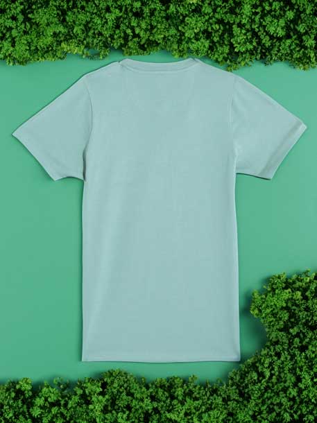 Wildlense Boys Blue Solid Henley Neck T-shirt Wildlense