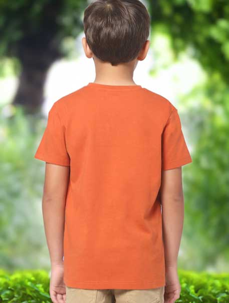 Wildlense Boys Rust Casual T-shirt Wildlense Wildlense Boys Rust Casual T-shirt Wildlense