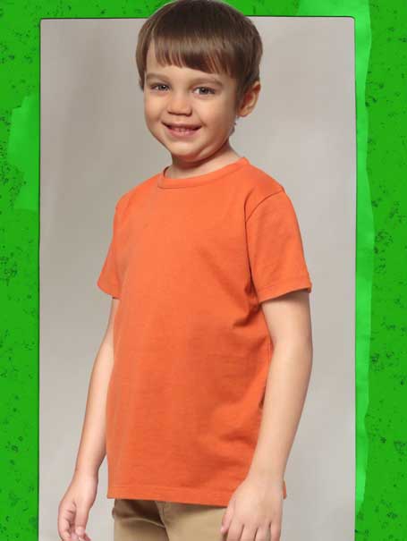 Wildlense Boys Rust Casual T-shirt Wildlense Wildlense Boys Rust Casual T-shirt Wildlense