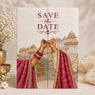 Wildlense Plantable Royal Pink Bloom Doorfold Wedding Invitation Card