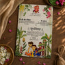 Wildlense Traditional Maharashtrian Seed Paper Wedding Card