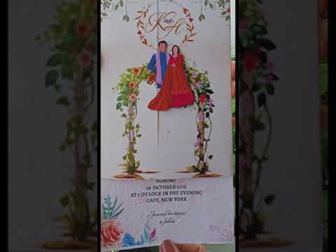 Plantable Mr. & Ms. Right - Sliding Wedding Invitation Card