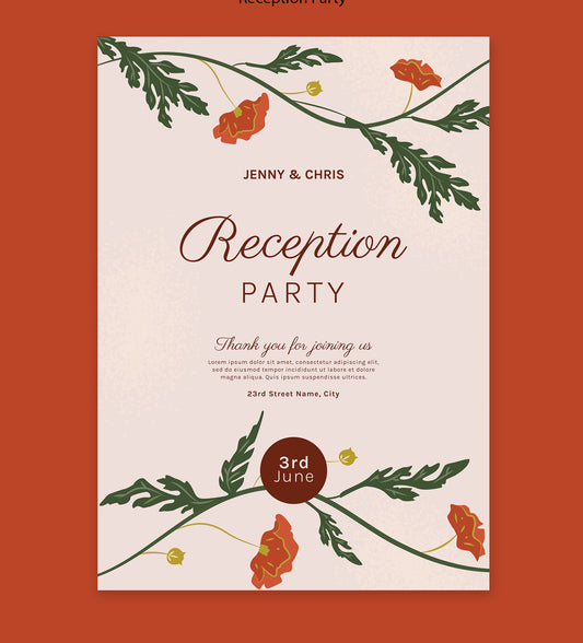 Nature's Palette: Earthy And Elegant Invitation Card Designs Inspired By The Environment