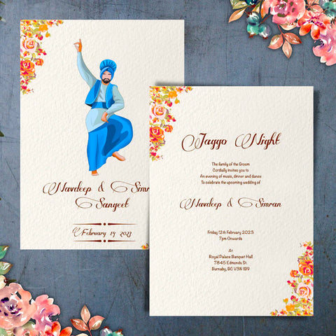 Plantable Sikh Wedding Invitation Set Of 6 Invites