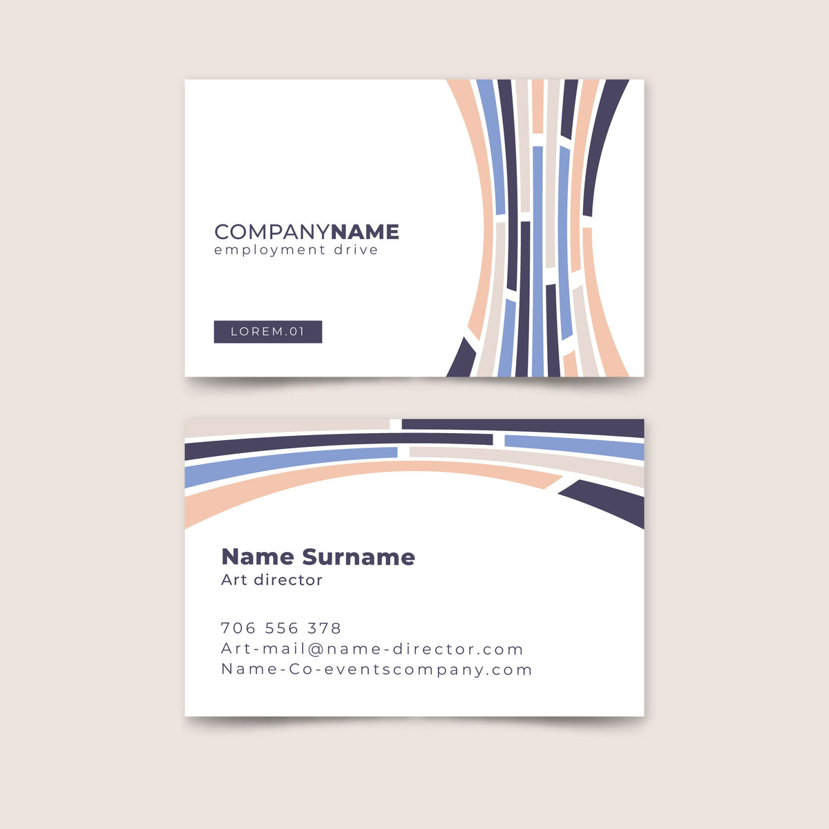Plantable Abstract Ace Business Cards - 250 Cards