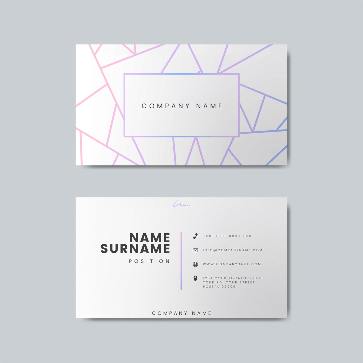 Plantable Abstract Act Business Cards - 250 Cards