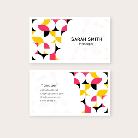 Plantable Abstract Dots Business Cards - 250 Cards