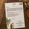 Bengali Plantable Seed Paper Wedding Invitation Card Set of 2 | Eco-Friendly A5 Biodegradable Marriage Invitation