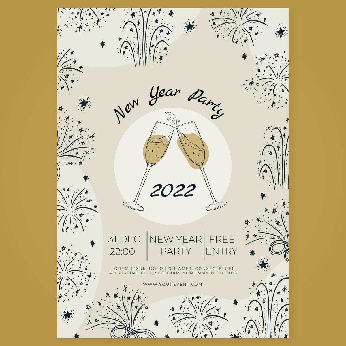 Plantable Blissful New Year Eco Greetings & Party Invitations