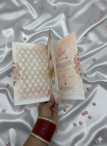 Plantable Treditional Laser Cut Wedding Booklet