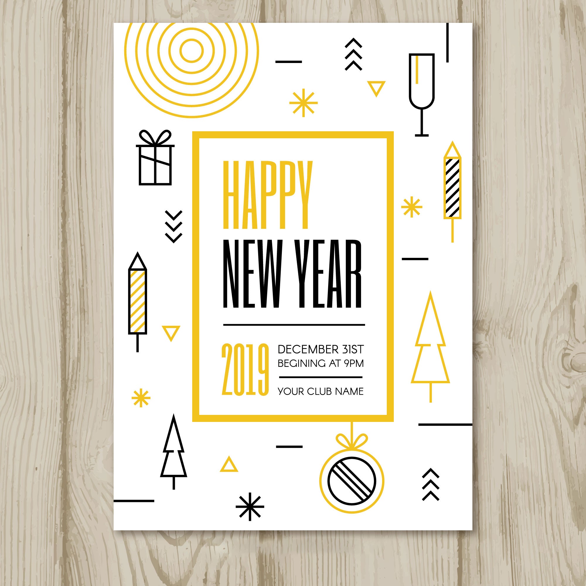 Plantable Bumper New Year Eco Greetings & Party Invitations