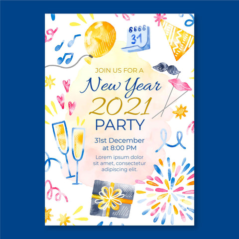 Plantable Charismatic New Year Eco Greetings & Party Invitations