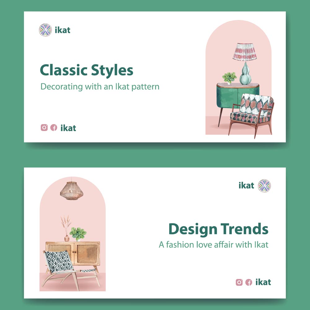 Plantable Classic Home Interiors Business Cards - 250 Cards