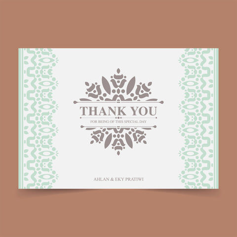 Plantable Classy Canvas Thank You Cards - Set of 100