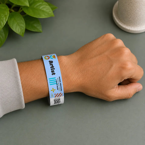 Customized Plantable Seed Paper Wrist Bands (Pack of 100)