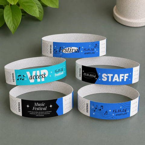 Customized Plantable Seed Paper Wrist Bands (Pack of 250)
