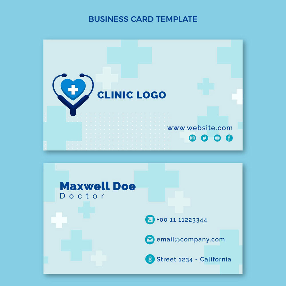 Plantable Doctor's Clinic Business Cards - 250 Cards