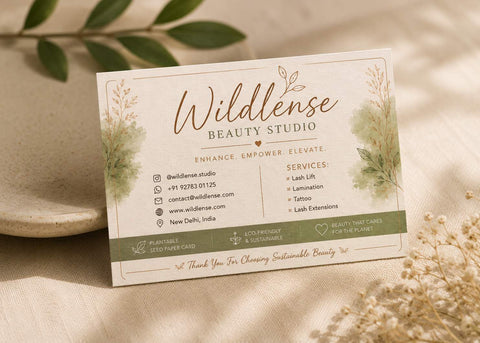 EcoBloom Plantable Seed Paper Business Visiting Card - 250 Cards