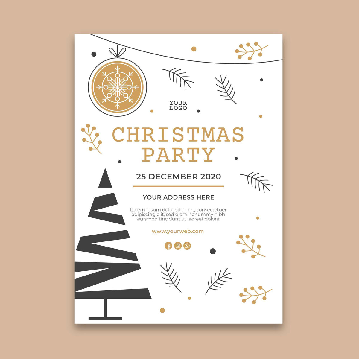 Plantable Fun & Friends Christmas Eco Greetings & Party Invitations