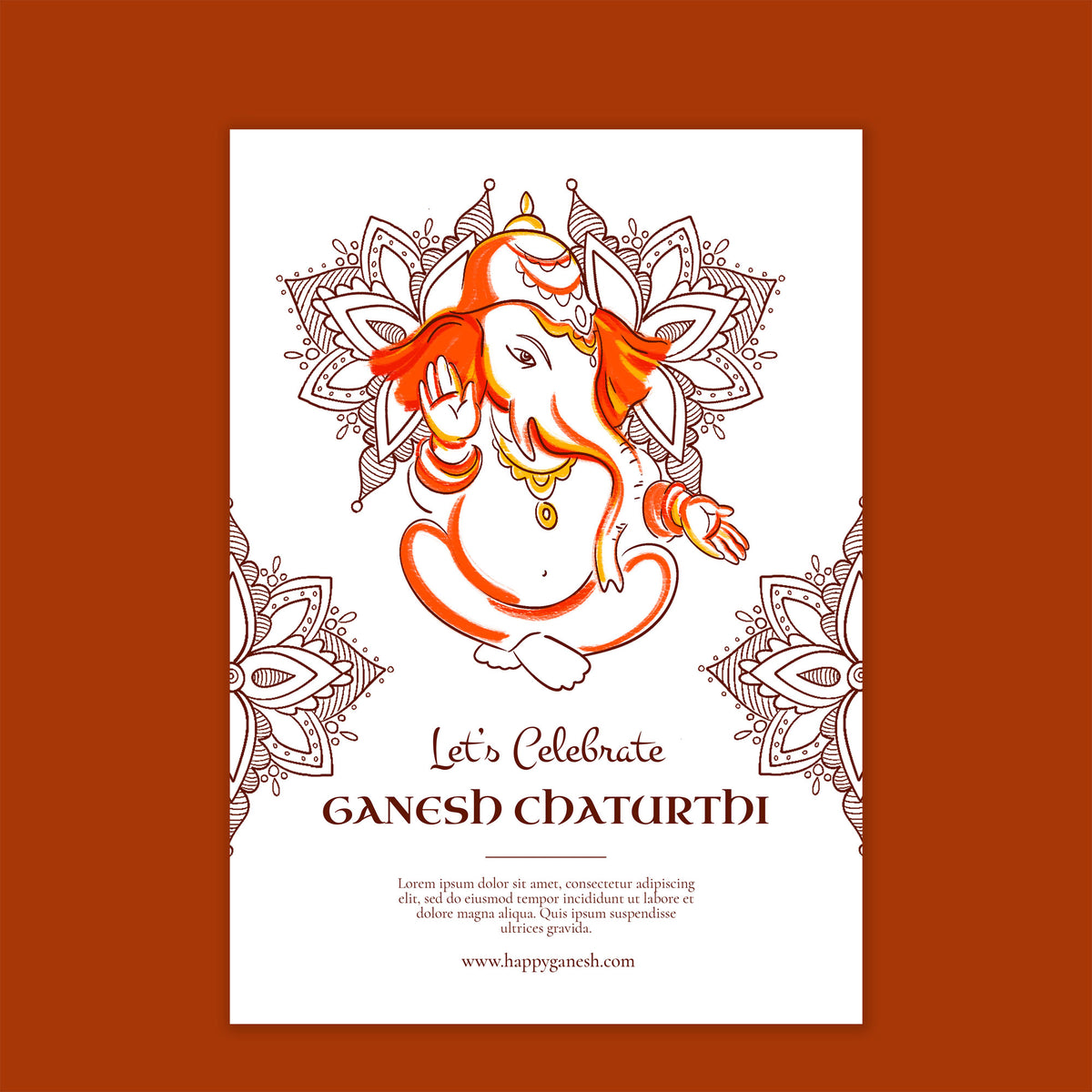 Plantable Ganesh Chaturthi Eco Greetings & Invitations