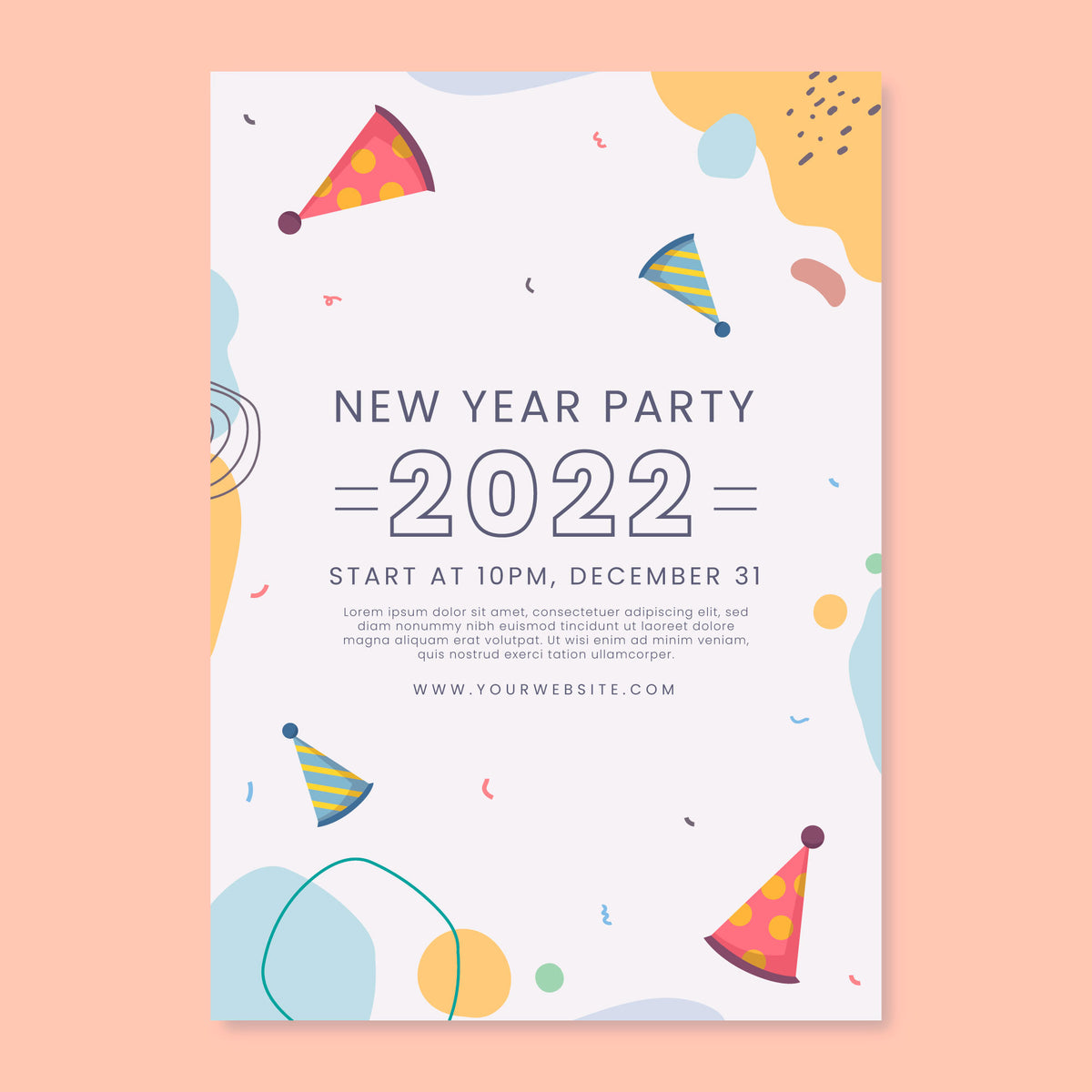 Plantable Generous New Year Eco Greetings & Party Invitation