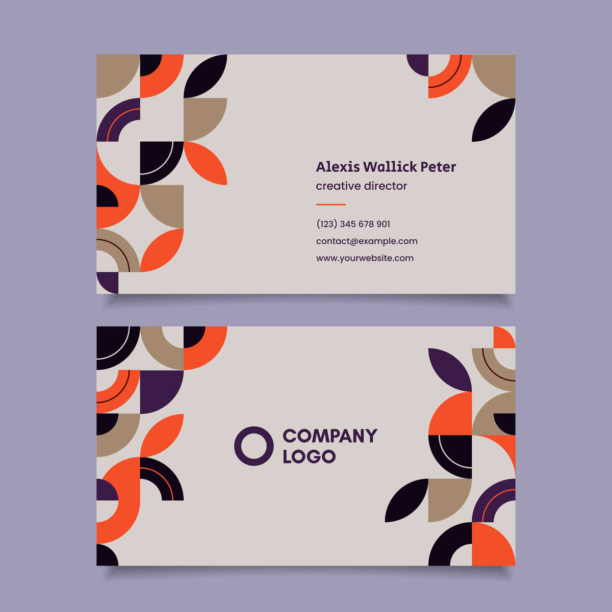 Plantable Geometric Business Cards' - 250 Cards