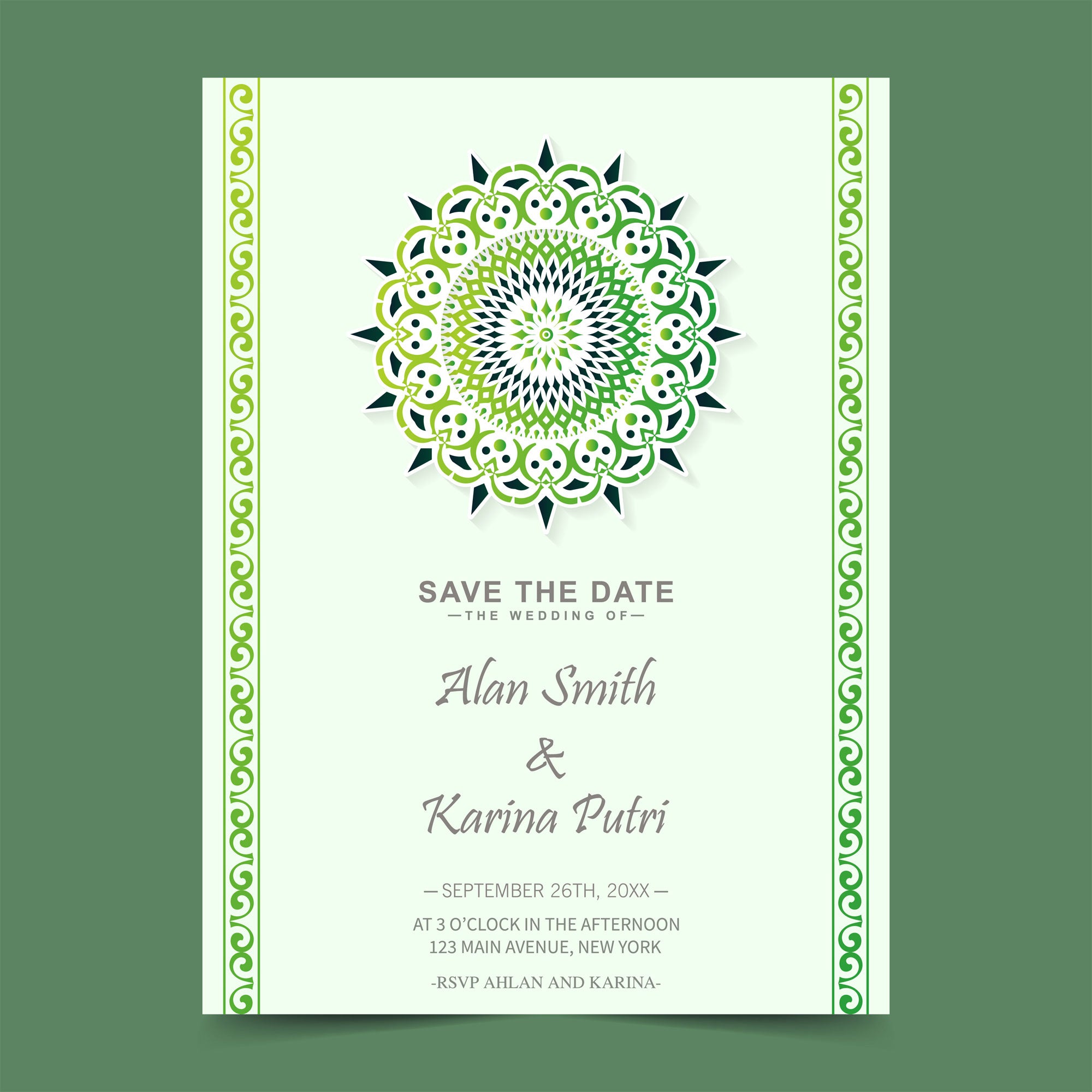 Gracious Invitations Send Plantable Green Gracious Wedding Seed Invitations | Wildlense.com