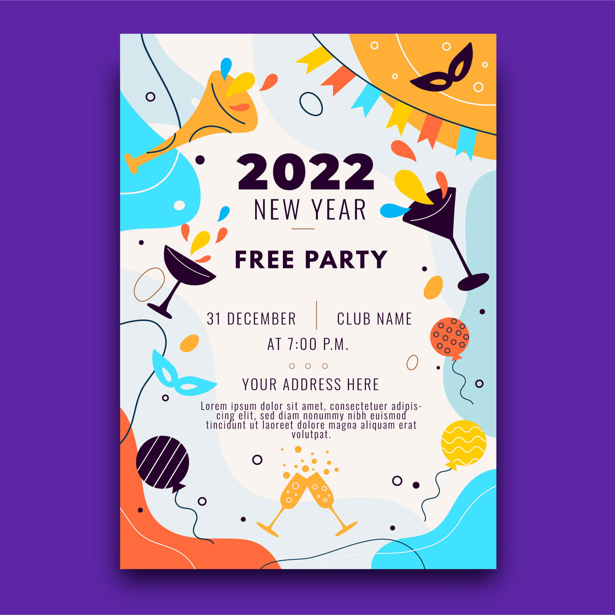 Plantable High Energy New Year Eco Greetings & Party Invitations