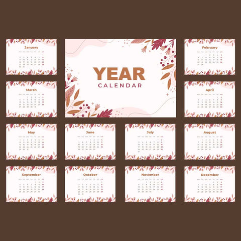 Plantable Incredible Start Annual Desk Calendar - Set of 10