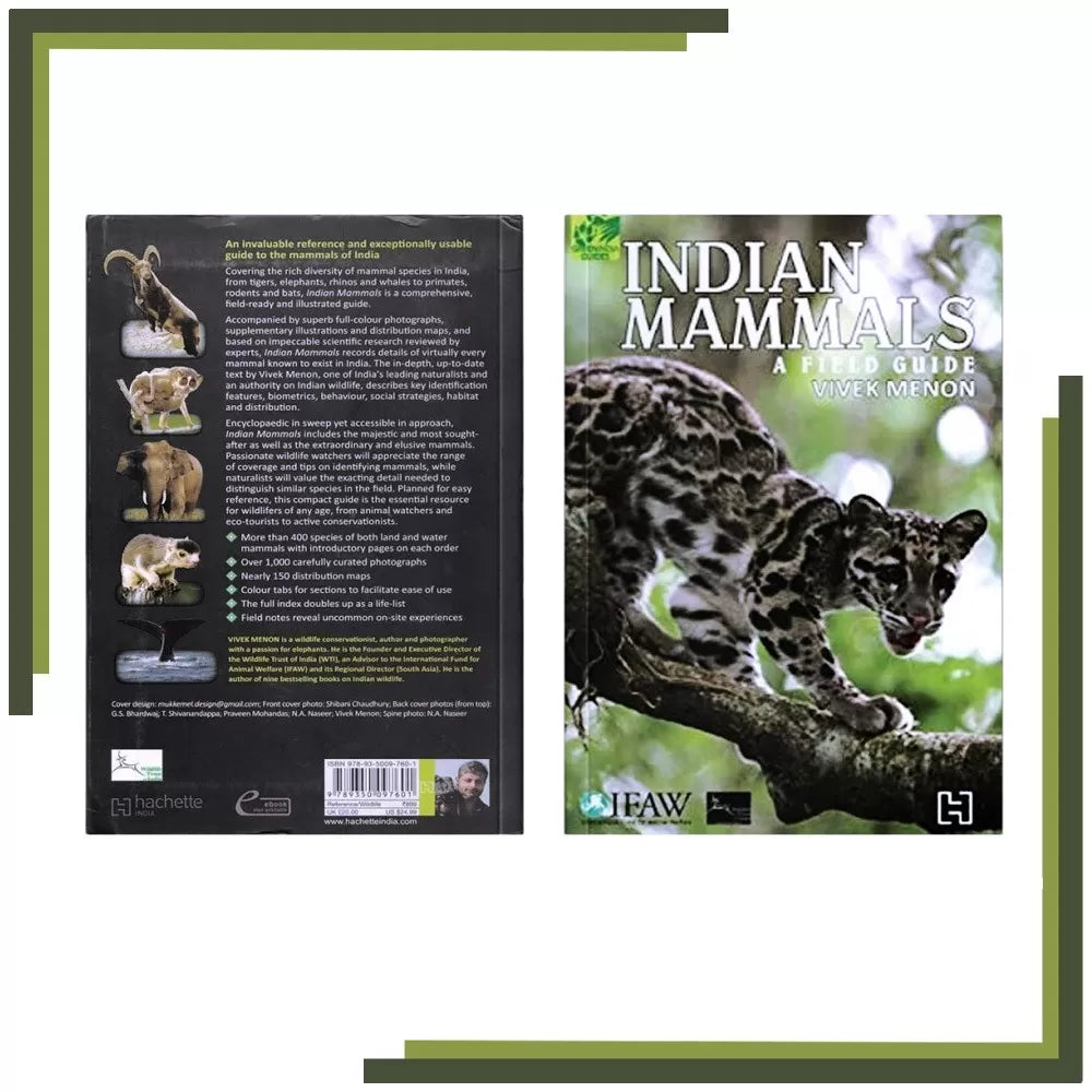 Indian Mammals - A Field Guide by Vivek Menon Wildlense