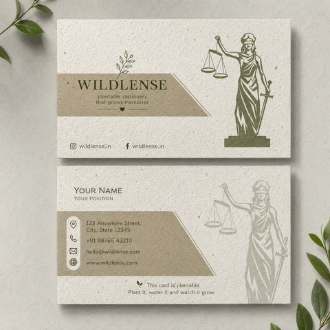 Legal Legacy Plantable Seed Paper Business Visiting Card - 250 Cards
