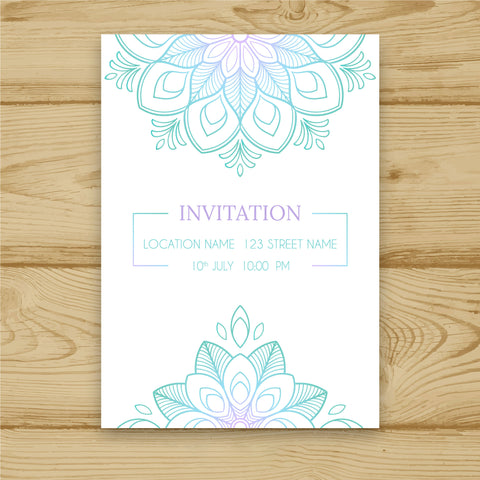Plantable Lucid Wedding Invitation Card