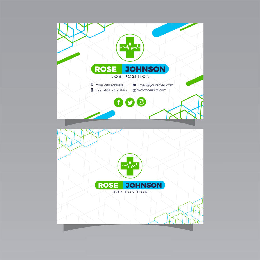 Plantable Modern Medical Business Cards - 250 Cards