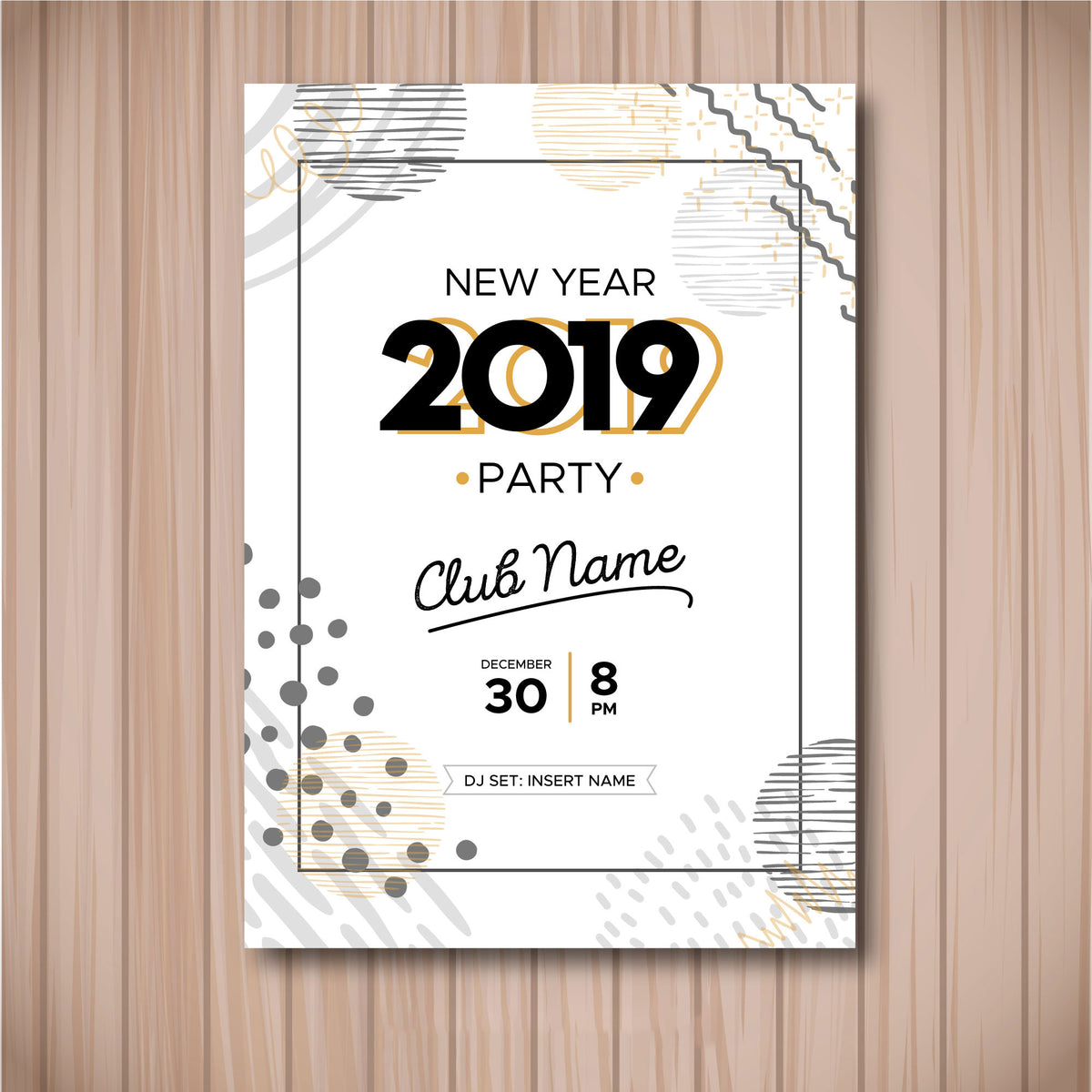 Plantable Modern New Year Eco Greetings & Party Invitations